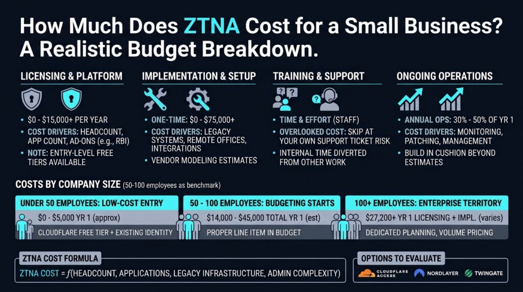 How Much Does ZTNA Cost for a Small Business? A Realistic Budget Breakdown - cost diagram